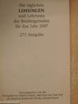 Die täglichen Losungen und Lehrtexte der Brüdergemeine für das Jahr 2007