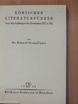 Römischer Literaturführer von den Anfängen bis Justinian 527 n. Ch.