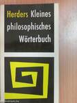 Herders Kleines philosophisches Wörterbuch