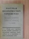 Post-War Reconstruction Conferences