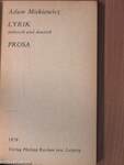 Lyrik/Prosa