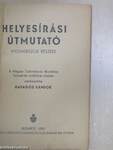 Helyesírási útmutató