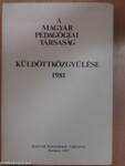 A Magyar Pedagógiai Társaság küldöttközgyűlése 1981