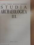 Studia Archaeologica III.