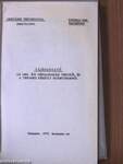 Tájékoztató az 1980. évi népgazdasági tervről és a tervhez készült számitásokról