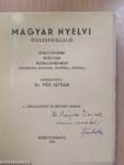 Magyar nyelvi összefoglaló (dedikált példány)