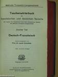 Taschenwörterbuch der französischen und deutschen Sprache I-II.