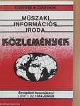 Műszaki Információs Iroda Közlemények 1984. június