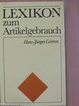 Lexikon zum Artikelgebrauch