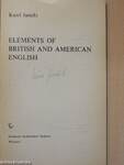 Elements of British and American English