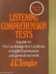 Listening Comprehension Tests - Teachers' Book