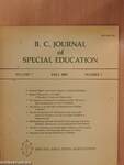 B. C. Journal of Special Education Fall 1983