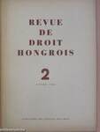 Revue de Droit Hongrois 1961/2.
