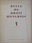 Revue de Droit Hongrois 1961/1.
