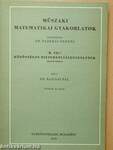 Műszaki matematikai gyakorlatok B. VII./1.