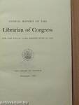 Annual Report of the Librarian of Congress for the Fiscal Year Ending June 30, 1954