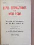 Revue Internationale de Droit Pénal 1973