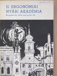 II. Ergonómiai Nyári Akadémia