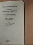 Deutsches Bilanzrecht/German Accounting Legislation