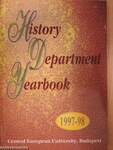 CEU History Department Yearbook 1997-1998