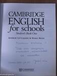 Cambridge English for Schools - Student's Book One