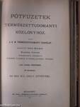 Pótfüzetek a Természettudományi Közlönyhöz 1901/1902/1903.