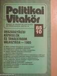 Politikai Vitakör 1985/10.