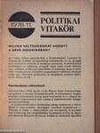 Politikai Vitakör 1976/11.