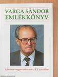 Varga Sándor emlékkönyv