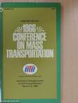 A Report on the Conference on Mass Transportation/The Handbook of Transportation in America