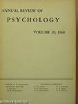 Annual Review of Psychology 19.