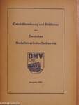 Geschäftsordnung und Richtlinien des Deutschen Modelleisenbahn-Verbandes