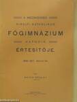 A Mezőkövesdi Királyi Katholikus Főgimnázium hatodik értesítője