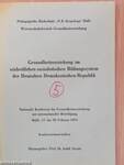 Gesundheitserziehung im einheitlichen sozialistischen Bildungssystem der Deutschen Demokratischen Republik