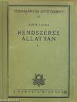 Rendszeres állattan I.