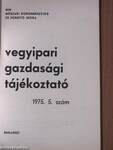 Vegyipari Gazdasági Tájékoztató 1975/5.