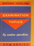 Examination topics by native speakers