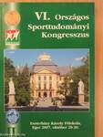 VI. Országos Sporttudományi Kongresszus II.