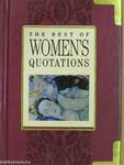 The Best of Women's Quotations