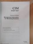 CIM Study Text - Advanced Certificate - Management Information for Marketing Decisions