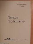 Titkári tájékoztató 1986/10.