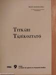 Titkári tájékoztató 1986/9.