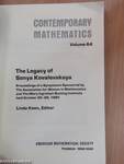 The Legacy of Sonya Kovalevskaya