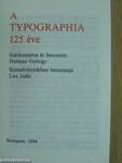 A Typographia 125 éve (minikönyv) (számozott)