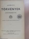 Az 1929. évi törvények gyüjteménye