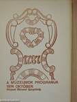 A múzeumok programja 1974. október