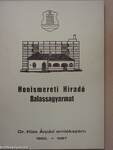 Balassagyarmati Honismereti Híradó - Dr. Kiss Árpád emlékszám