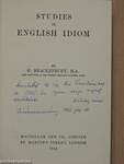 Studies in English Idiom