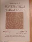 Középiskolai matematikai és fizikai lapok 1994. január