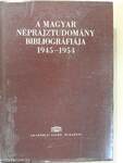 A magyar néprajztudomány bibliográfiája 1945-1954